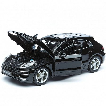 Машинка Bburago 1:24 Porsche Macan (18-21077) black