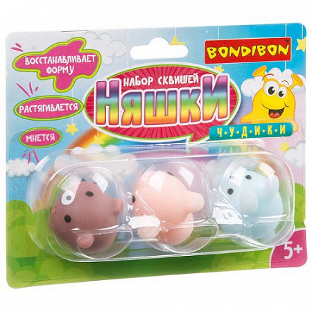 Набор сквишей Bondibon Няшки ВВ3515