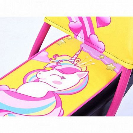 Снегокат 124 Барс Comfort Baby Friends Милаша со складной спинкой pink