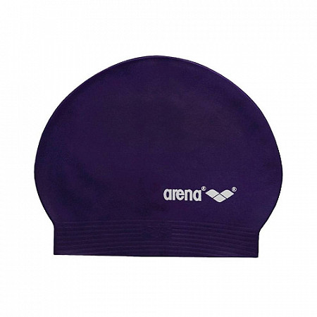 На картинке изображен Шапочка для плавания Arena Soft Latex 91294 57 silver/navy Шапочка для плавания Arena Soft Latex 91294 57 silver/navy