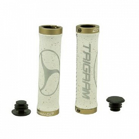 На картинке изображен Грипсы Trigram 129мм GFJ White Грипсы Trigram 129мм GFJ White