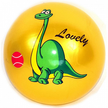 На картинке изображен Мяч детский Ausini VT18-11144 yellow Мяч детский Ausini VT18-11144 yellow