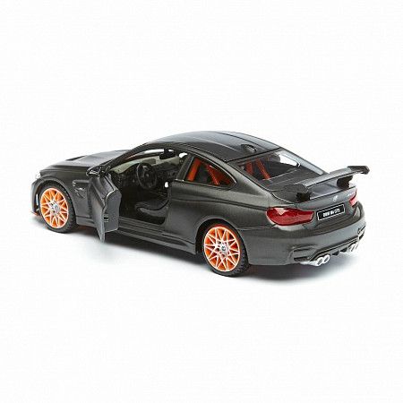 На картинке изображен Масштабная модель автомобиля Maisto 1:24 БМВ M4 GTS (31246) grey Масштабная модель автомобиля Maisto 1:24 БМВ M4 GTS (31246) grey