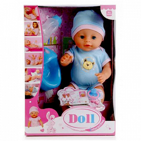 Кукла Play Smart Пупс YL1710D blue