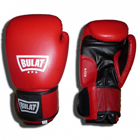 Перчатки боксерские Bulat красные (BMK-027)