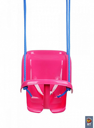 На картинке изображен Качели RT Большие с барьером безопасности Т1660 pink Качели RT Большие с барьером безопасности Т1660 pink
