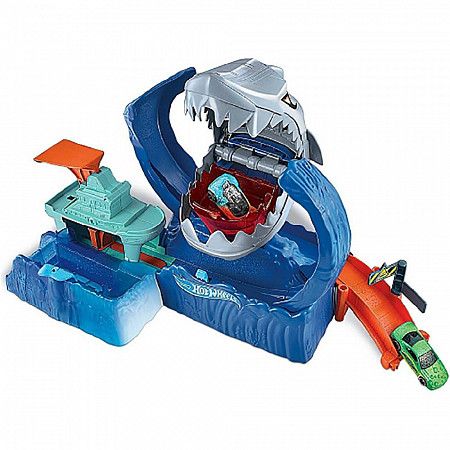 На картинке изображен Игровой набор Hot Wheels City Ледяная акула (GJL12) Игровой набор Hot Wheels City Ледяная акула (GJL12)