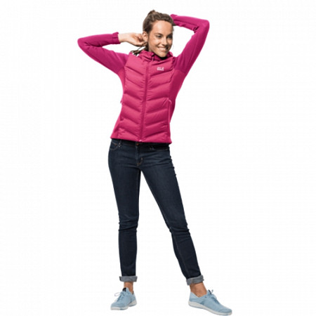 Джемпер женский Jack Wolfskin Tasman Jacket W pink fuchsia