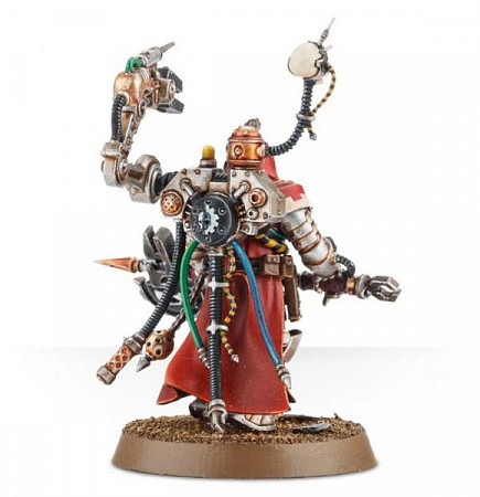 На картинке изображен Фигурка Games Workshop Warhammer: Astra Militarum Tech-Priest Enginseer 47-27 Фигурка Games Workshop Warhammer: Astra Militarum Tech-Priest Enginseer 47-27