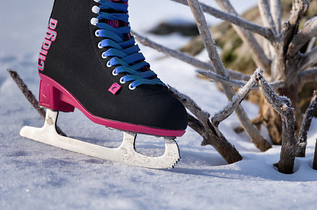 Ледовые коньки Powerslide Chaya 902236 black/pink