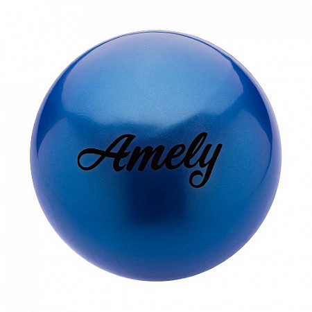 Мяч для художественной гимнастики Amely AGB-101 15 см blue