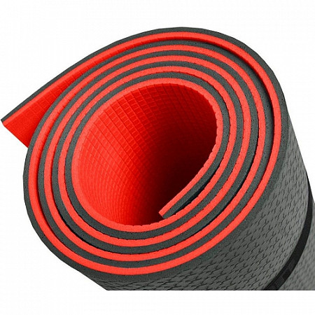 На картинке изображен Коврик туристский Isolon Sport 10 (180x60x1см) red/black Коврик туристский Isolon Sport 10 (180x60x1см) red/black
