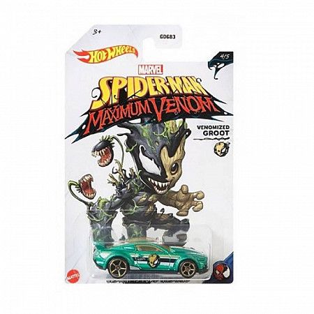 Машинка Hot Wheels Spiderman Maximum Venom 4/5 (GDG83 GJV23)