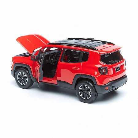Масштабная модель автомобиля Maisto 1:24 Джип Ренегат (31282) red