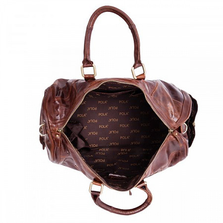 Дорожная сумка Pola 2801 dark brown