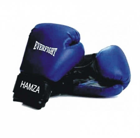 Перчатки боксерские Everfight EGB-538 Hamza blue