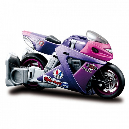 Мотоцикл-трансформер Maisto Cyk-One (35003) gray/violet