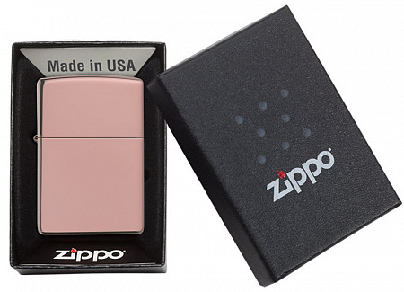 Зажигалка Zippo Classic High Polish Rose Gold 49190