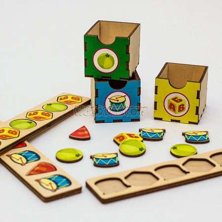 Комодик большой WoodLandToys Формы 4 119308