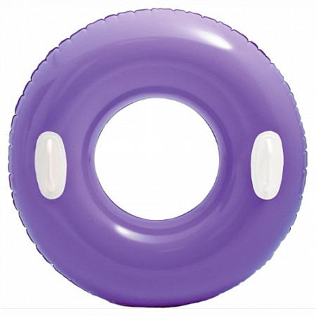 Надувной круг Intex Hi-Gloss Tubes 59258NP purple