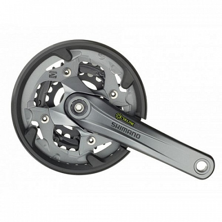На картинке изображен Система Shimano Alivio FC-M4000 Octalink 175 мм, EFCM4000E002C Система Shimano Alivio FC-M4000 Octalink 175 мм, EFCM4000E002C