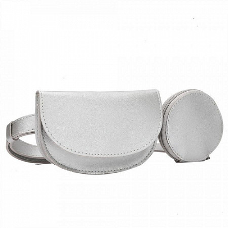 Поясная сумка женская Ors Oro OMS-0155 white