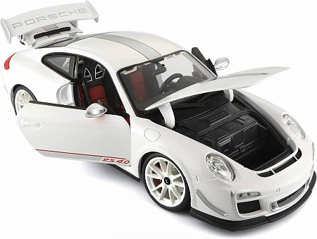 Коллекционная машина Bburago 1:18 Porsche 911 GT3 (18-11036) white