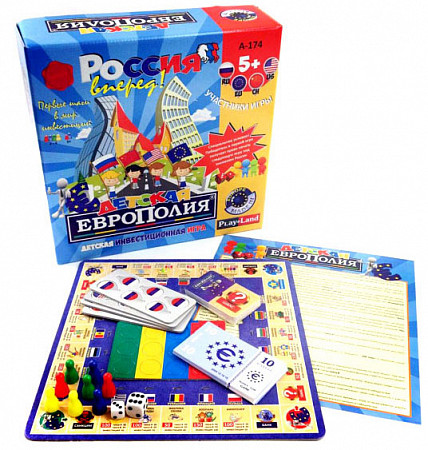 Настольная игра Play Land Детская Европолия A-174