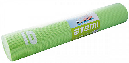 Гимнастический коврик для йоги, фитнеса Atemi AYM01GN 173х61x0,3 green