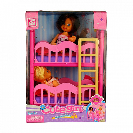 Кукла с игрушечной мебелью Qunxing Toys Сестрички K899-17