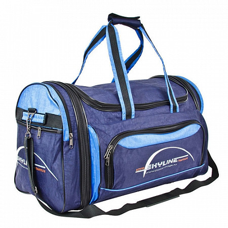 На картинке изображен Спортивная сумка Polar 6069.1с blue/light blue Спортивная сумка Polar 6069.1с blue/light blue