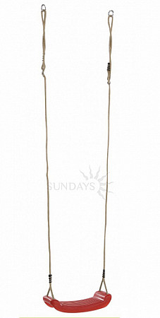 На картинке изображен Качели с сиденьем Little Panda HDPE red Качели с сиденьем Little Panda HDPE red
