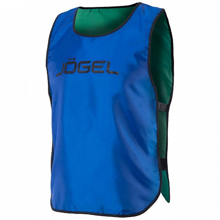 На картинке изображен Манишка двухсторонняя Jogel Reversible Bib blue/green Манишка двухсторонняя Jogel Reversible Bib blue/green