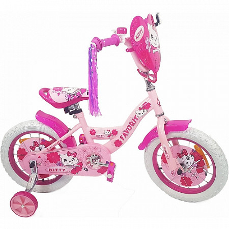 Велосипед Favorit Kitty 14" (2019) Pink KIT-14PN