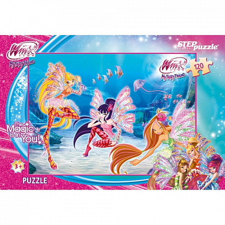 На картинке изображен Пазлы Step Puzzle 120 "Winx" (Rainbow) набор 1 Пазлы Step Puzzle 120 "Winx" (Rainbow) набор 1