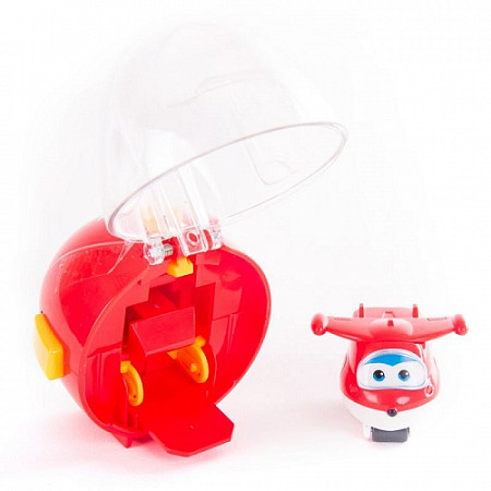 На картинке изображен Игрушка Super Wings Яйцо-пусковая станция Джетта YW710661 Игрушка Super Wings Яйцо-пусковая станция Джетта YW710661