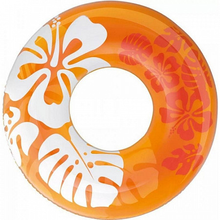 Надувной круг Intex Разноцветные круги 59251NP orange