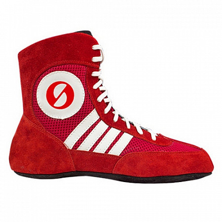 Борцовки для самбо Контакт комби БС12-13 red