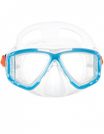 Маска детская Mad Wave Panoramic mask junior blue