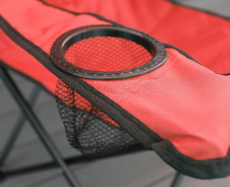 На картинке изображен Кресло туристическое складное Sundays SN-CC001-3 Red Кресло туристическое складное Sundays SN-CC001-3 Red