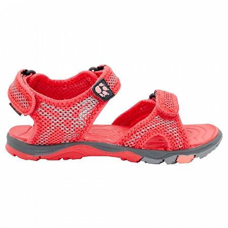 На картинке изображен Сандалии детские Jack Wolfskin Acora Sandal G red Сандалии детские Jack Wolfskin Acora Sandal G red