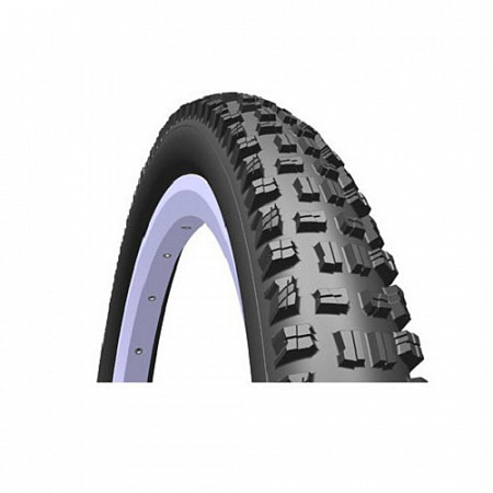 На картинке изображен Велопокрышка Rubena Mitas TS 65-559 (26"x2,55) R02 Highlander (Sport Max) 510952381041 Велопокрышка Rubena Mitas TS 65-559 (26"x2,55) R02 Highlander (Sport Max) 510952381041