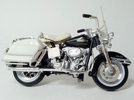 Масштабная модель мотоцикла Maisto 1:24 Harley-Davidson 1968 FLH Electra Glide (35094) yellow