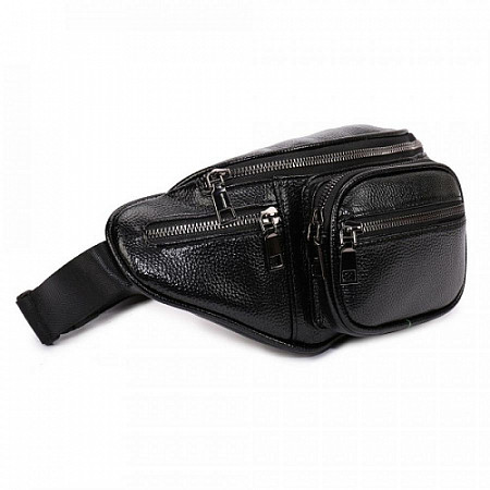 На картинке изображен Поясная сумка женская Ors Oro OMS-0154 black Поясная сумка женская Ors Oro OMS-0154 black