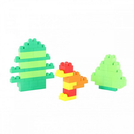 Конструктор Полесье Великан 198 элементов в мешке 7727