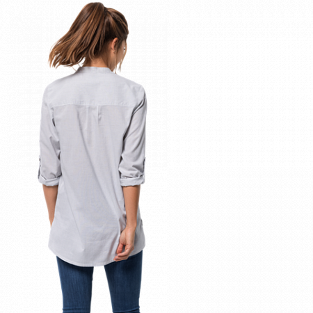 Рубашка женская Jack Wolfskin Indian Springs Shirt Women white rush stripes