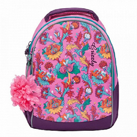 Рюкзак школьный GRIZZLY RD-836-1 /2 pink