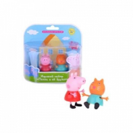 На картинке изображен Игровой набор Peppa Pig Пеппа и Кенди 28818 Игровой набор Peppa Pig Пеппа и Кенди 28818