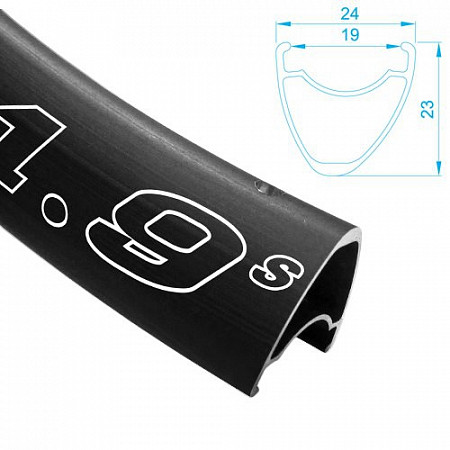 Обод Alexrims DRAW 1,9S, 700С 19мм 28H, F/V