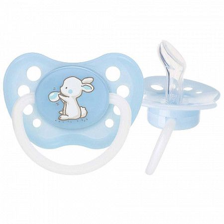 Пустышка Canpol babies Little Cutie Силиконовая Ортодонтическая 0-6 мес. (23/265)  blue